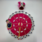 Shrinathji Swaroop Poshak With Mukut For Laddu Gopal