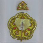 Suvarna Rekha  Poshak With Mukut For Laddu Gopal