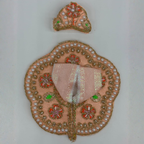 Suvarna Rekha  Poshak With Mukut For Laddu Gopal