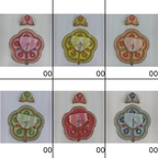 Suvarna Rekha  Poshak With Mukut For Laddu Gopal - Pack of 12