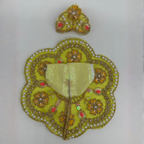 Suvarna Rekha  Poshak With Mukut For Laddu Gopal