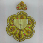 Suvarna Rekha  Poshak With Mukut For Laddu Gopal