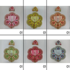 Suvarna Rekha  Poshak With Mukut For Laddu Gopal - Pack of 12