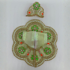 Suvarna Rekha  Poshak With Mukut For Laddu Gopal