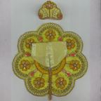 Suvarna Rekha  Poshak With Mukut For Laddu Gopal