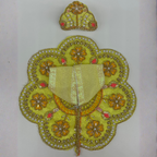 Suvarna Rekha  Poshak With Mukut For Laddu Gopal