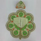 Suvarna Rekha  Poshak With Mukut For Laddu Gopal