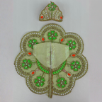Suvarna Rekha  Poshak With Mukut For Laddu Gopal
