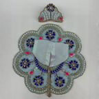 Suvarna Rekha  Poshak With Mukut For Laddu Gopal