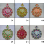 Suvarna Rekha  Poshak With Mukut For Laddu Gopal - Pack of 12