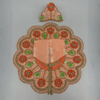 Suvarna Rekha  Poshak With Mukut For Laddu Gopal