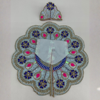 Suvarna Rekha  Poshak With Mukut For Laddu Gopal