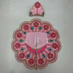 Suvarna Rekha  Poshak With Mukut For Laddu Gopal