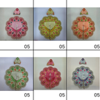 Suvarna Rekha  Poshak With Mukut For Laddu Gopal - Pack of 12