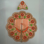 Suvarna Rekha  Poshak With Mukut For Laddu Gopal