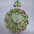 Suvarna Rekha  Poshak With Mukut For Laddu Gopal