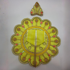 Suvarna Rekha  Poshak With Mukut For Laddu Gopal