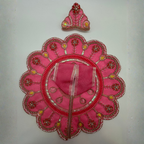 Suvarna Rekha  Poshak With Mukut For Laddu Gopal