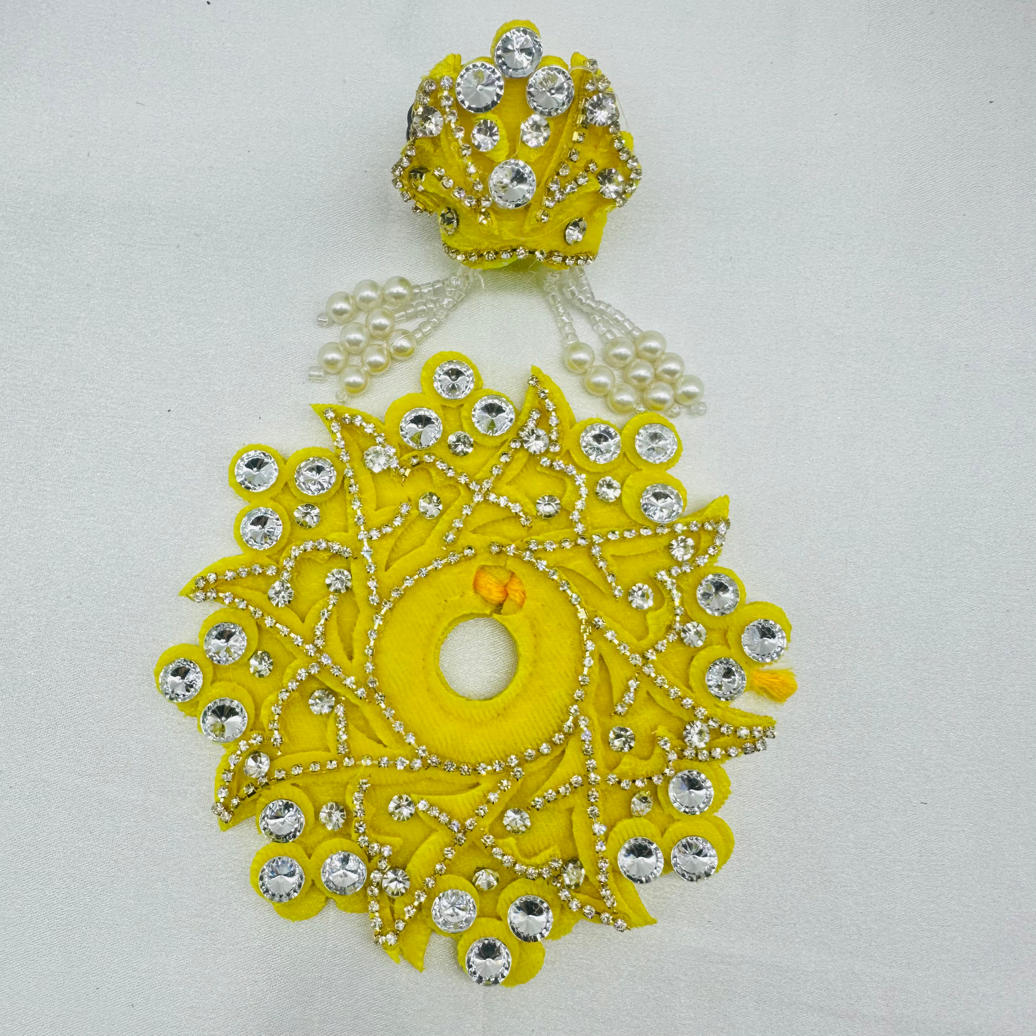 Tejasvi Poshak With Mukut For Laddu Gopal