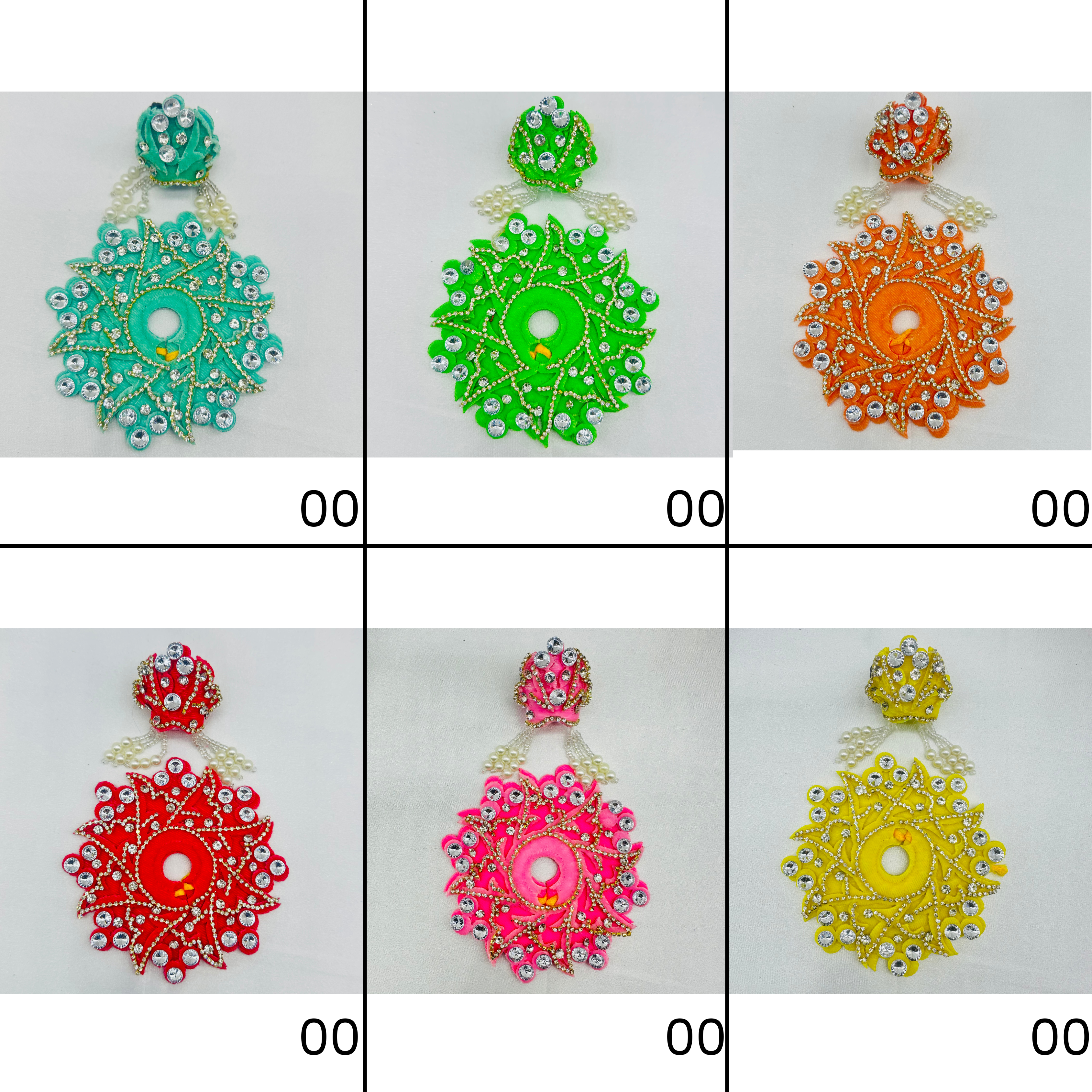 Tejasvi Poshak With Mukut For Laddu Gopal - Pack of 12