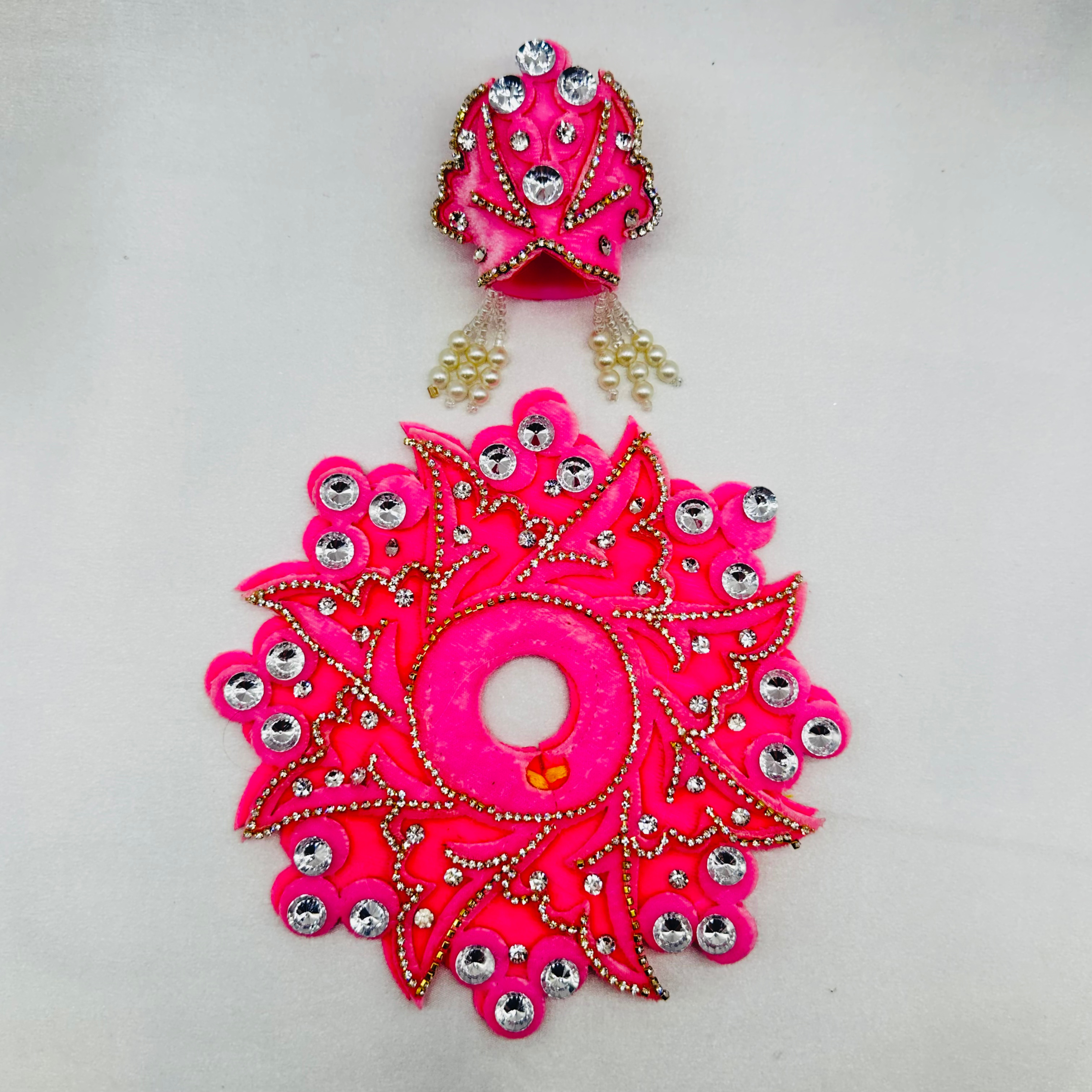 Tejasvi Poshak With Mukut For Laddu Gopal