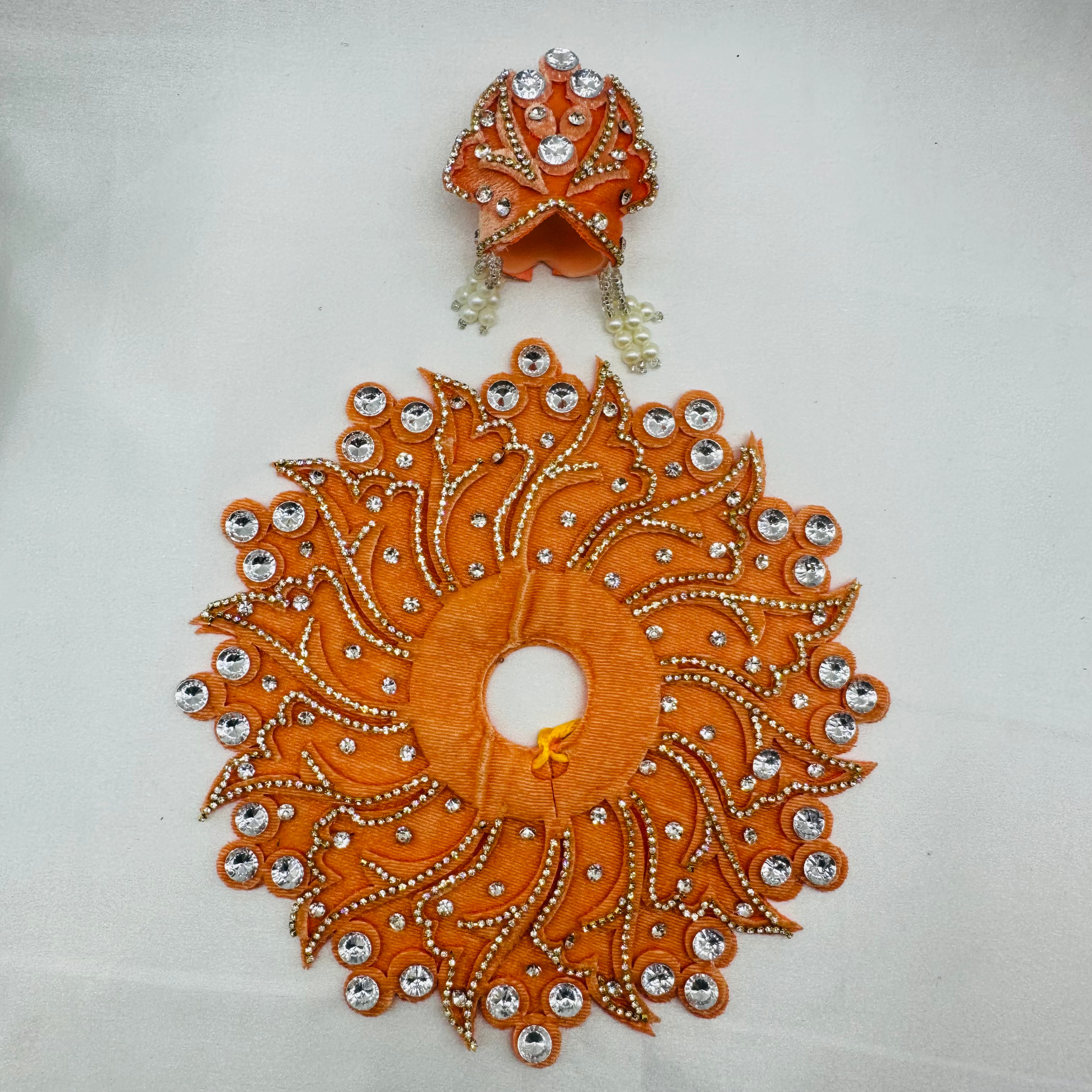 Tejasvi Poshak With Mukut For Laddu Gopal