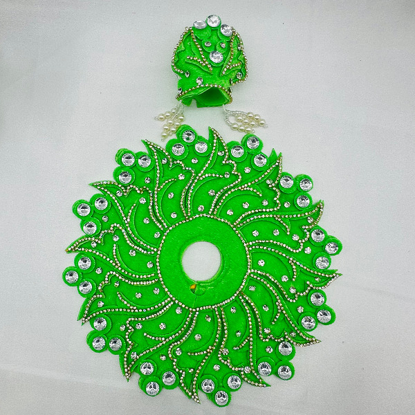 Tejasvi Poshak With Mukut For Laddu Gopal