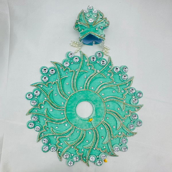 Tejasvi Poshak With Mukut For Laddu Gopal
