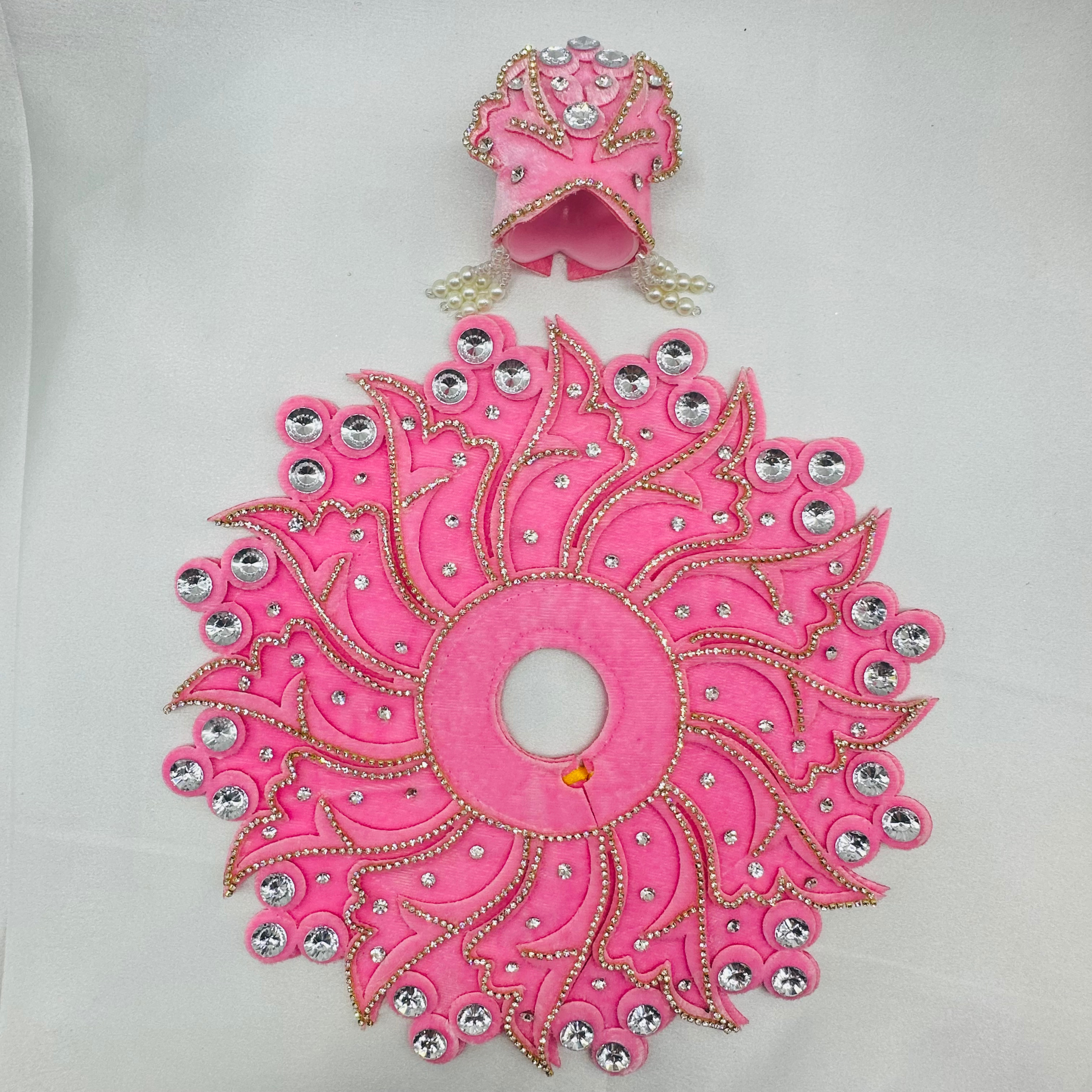 Tejasvi Poshak With Mukut For Laddu Gopal