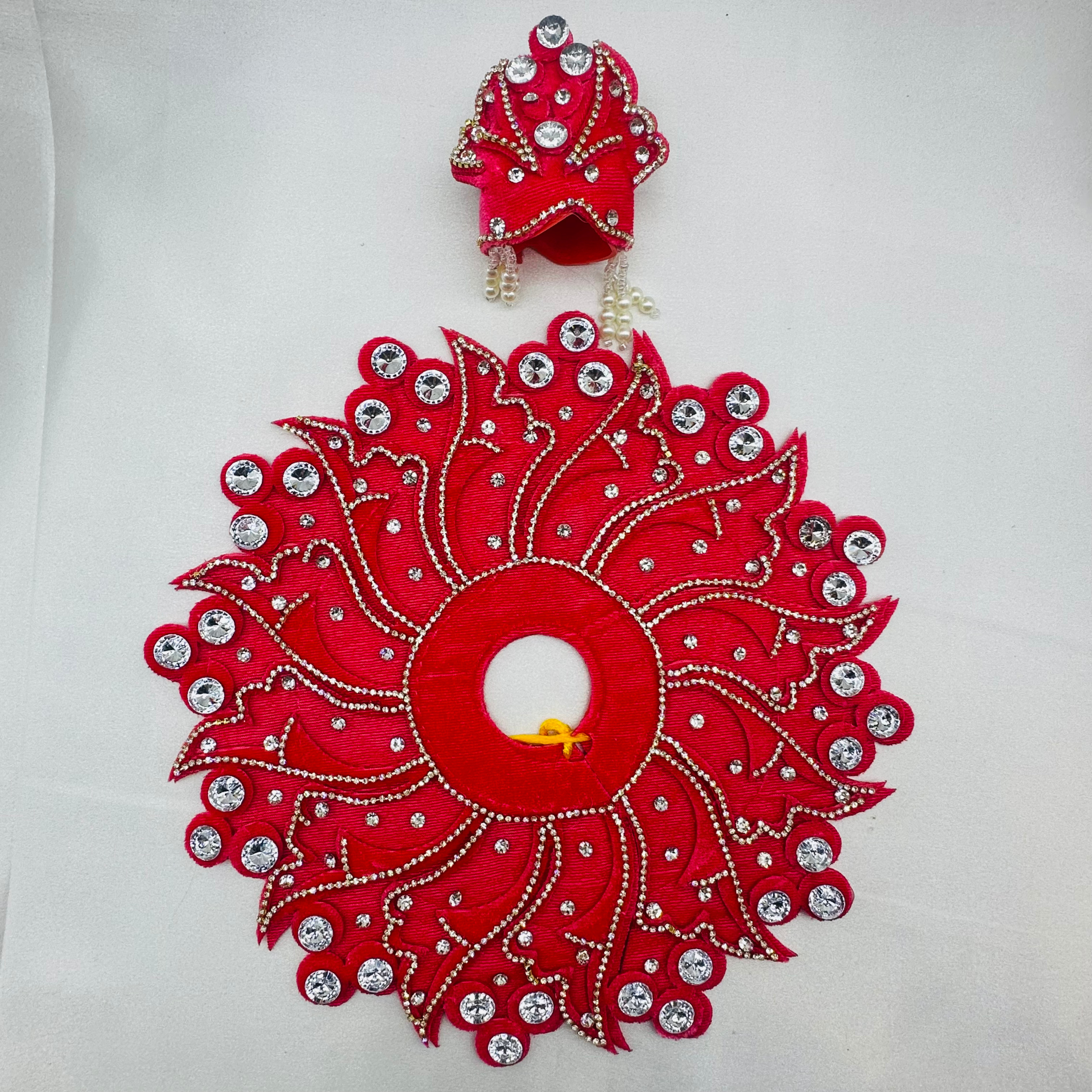 Tejasvi Poshak With Mukut For Laddu Gopal