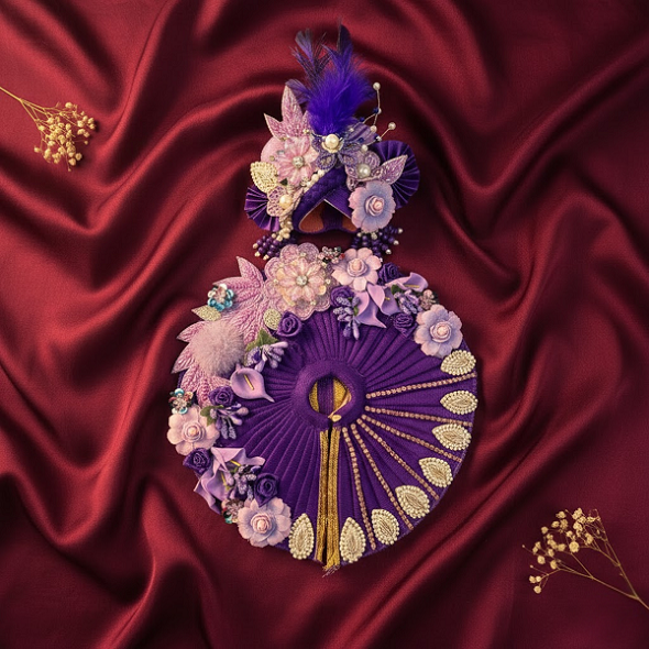 Vaikuntha Vastram Dress With Mukut For Laddu Gopal