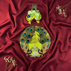 Vraj Shringar Dress With Mukut For Laddu Gopal