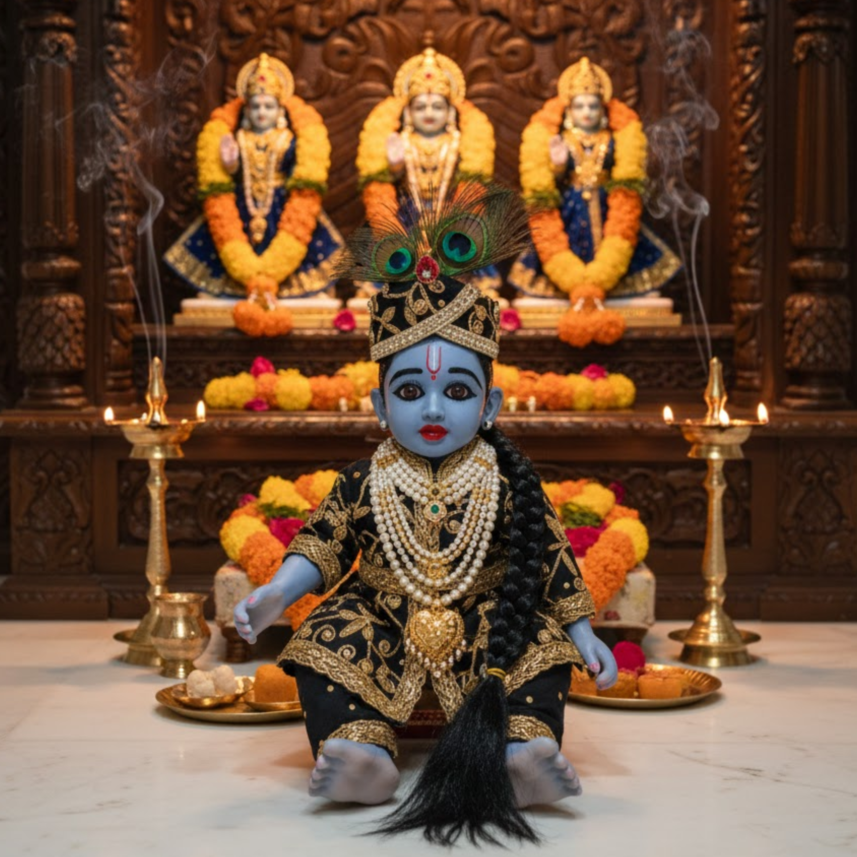 Platinium Silicon Laddu Gopal