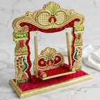 Red Jhula For Laddu Gopal - Pack Of 2