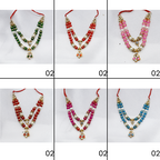 Zari Moti Mala For Laddu Gopal - Mix Color / Pack of 12