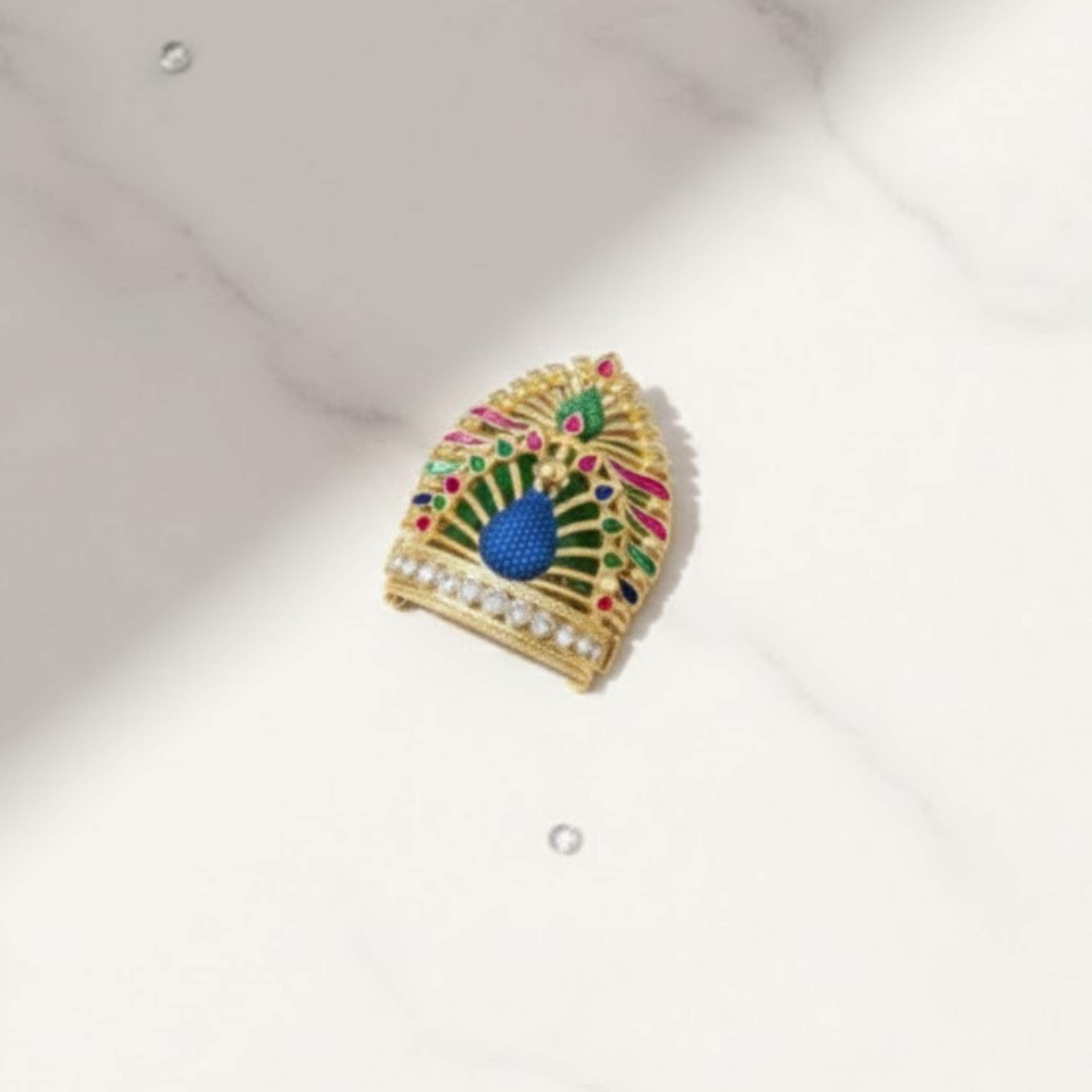 Hriday Mukut For Laddu Gopal - Pack of 12