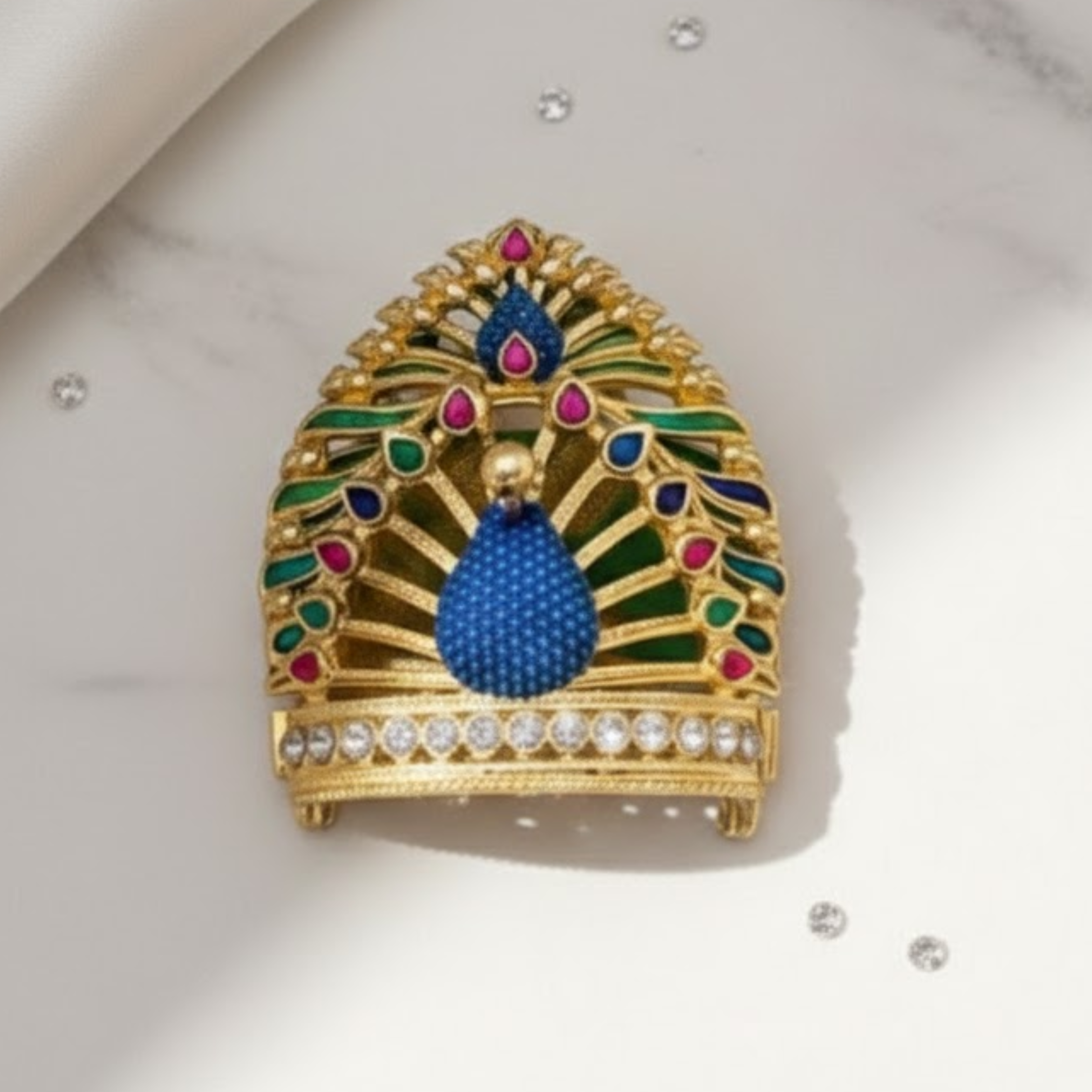 Hriday Mukut For Laddu Gopal - Pack of 12