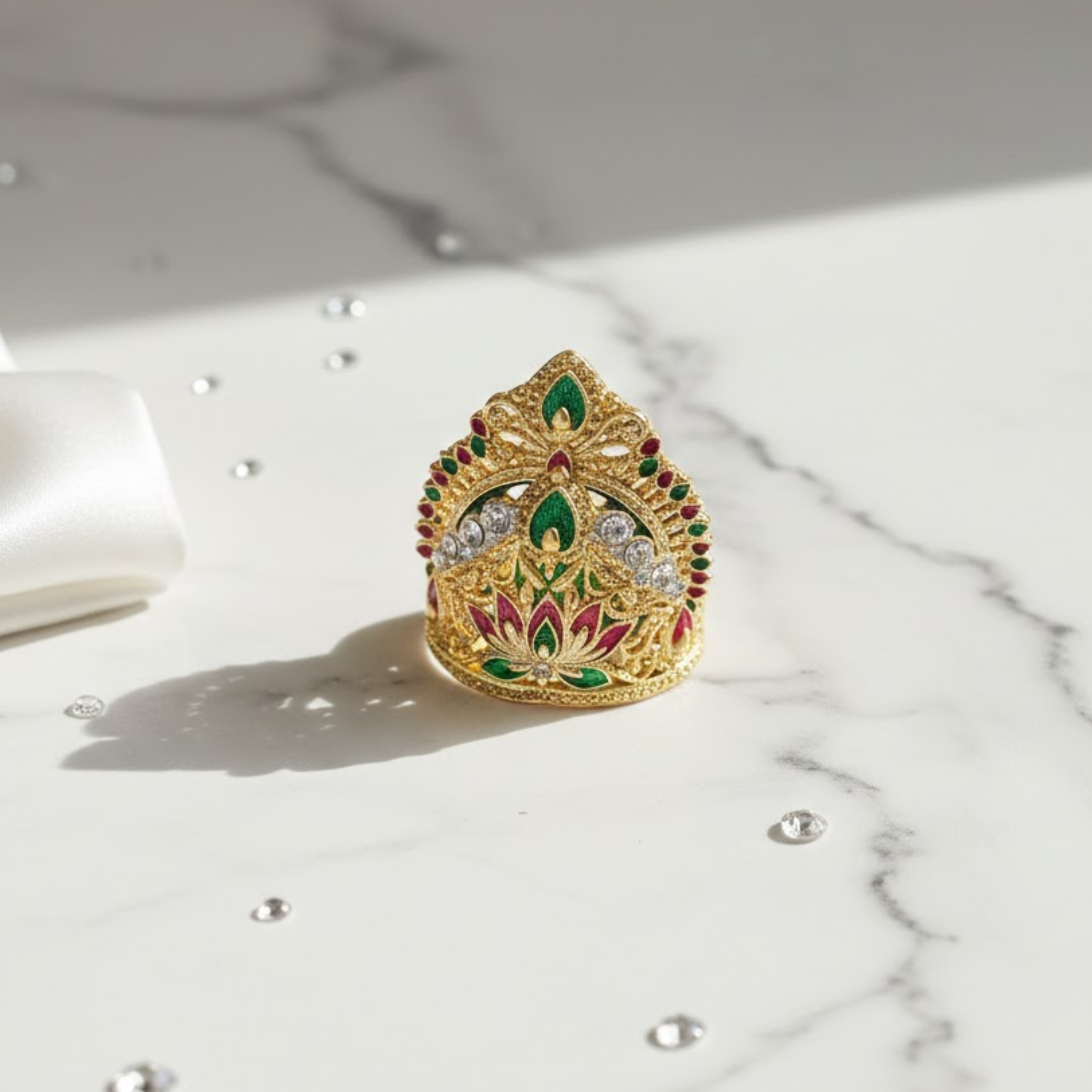 Kamal Pushpa Mukut For Laddu Gopal