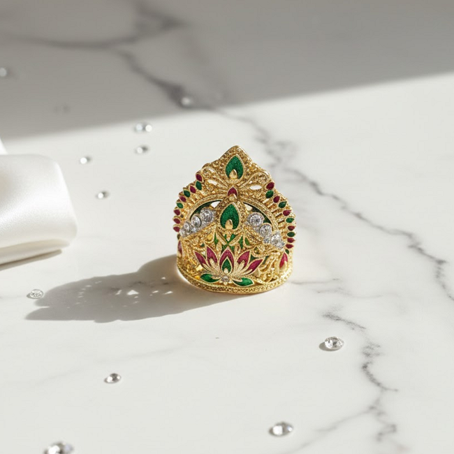 Kamal Pushpa Mukut For Laddu Gopal