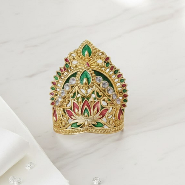 Kamal Pushpa Mukut For Laddu Gopal