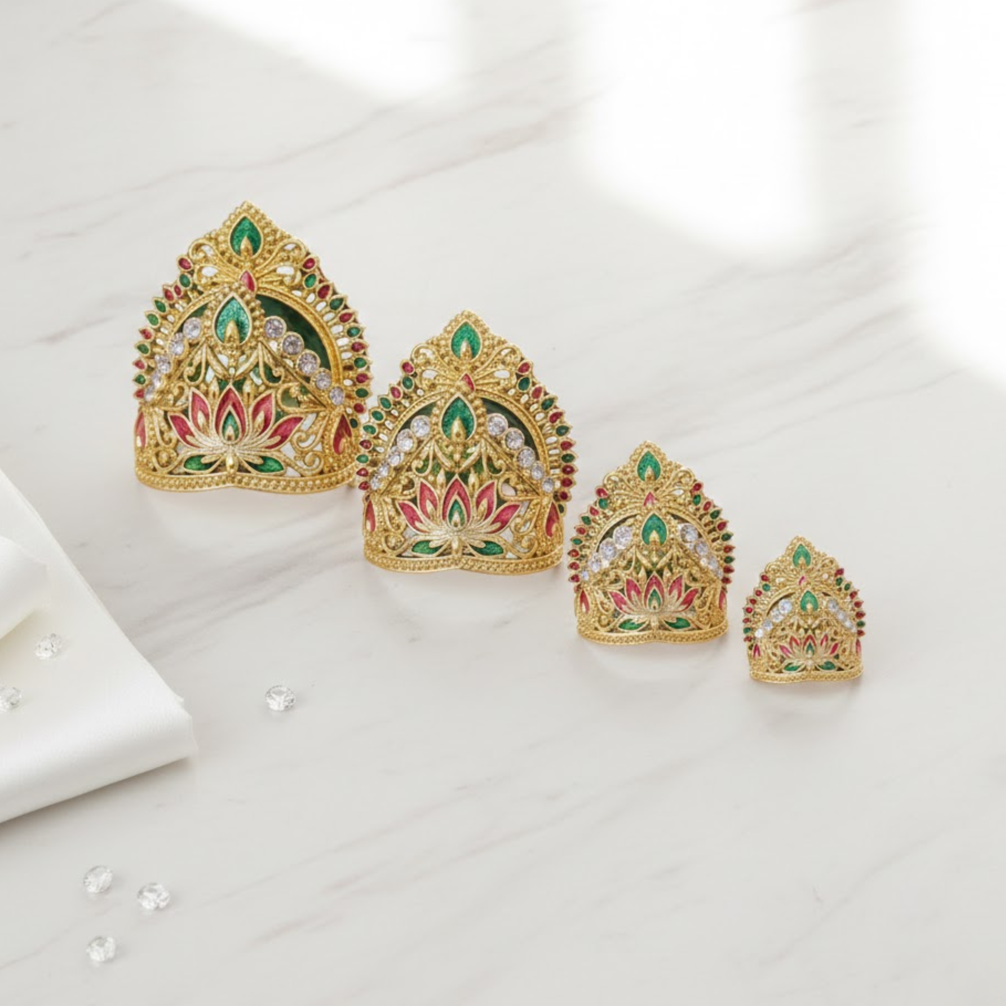 Kamal Pushpa Mukut For Laddu Gopal