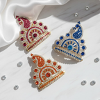 Bal Mukund Laddu Gopal Mukut - Mix Color / Pack of 12