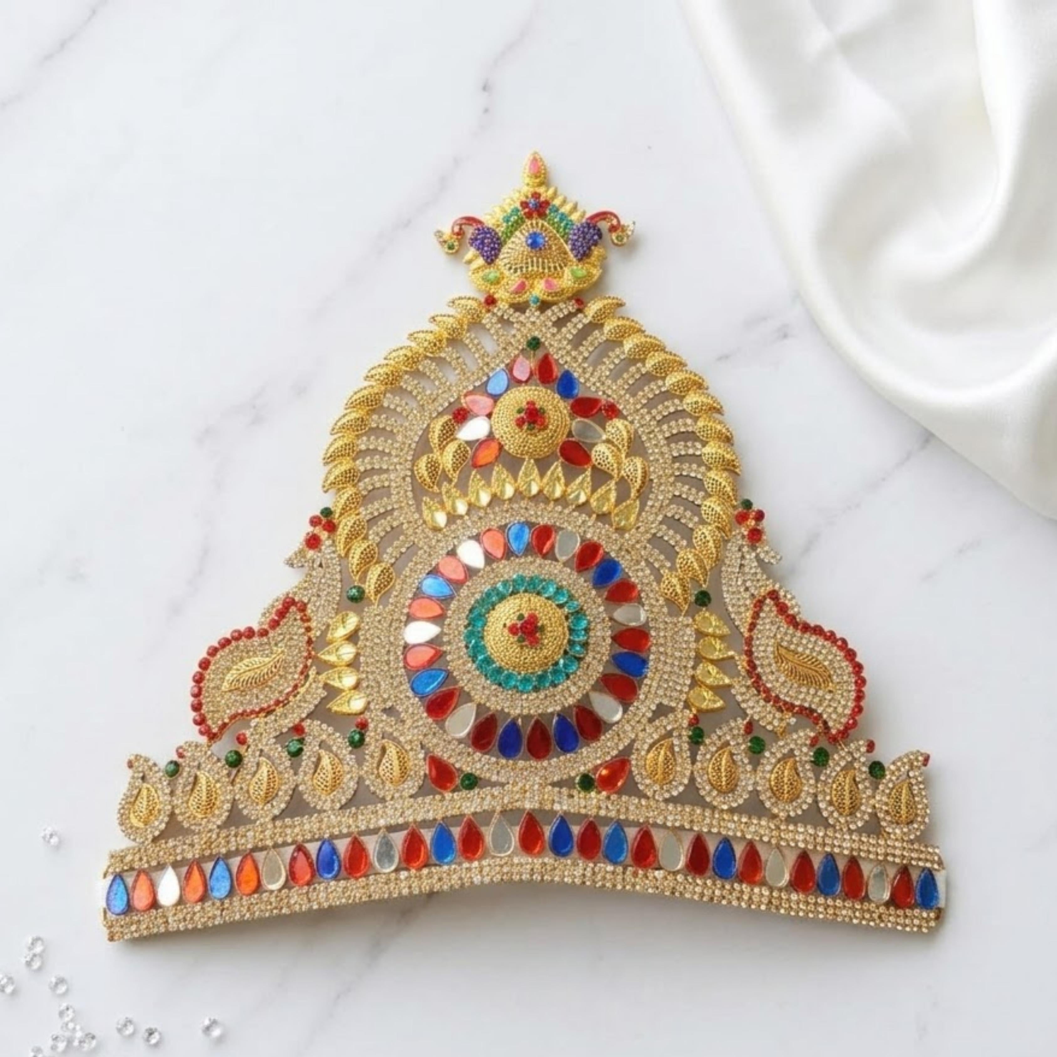 Banke Mukut For Laddu Gopal - Pack of 1