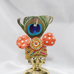 Divya Pushp Diamond Work Laddu Gopal Mukut - Pack of 14