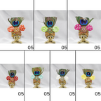 Divya Pushp Diamond Work Laddu Gopal Mukut - Pack of 14