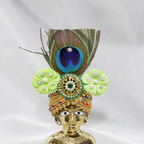 Divya Pushp Diamond Work Laddu Gopal Mukut