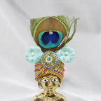 Divya Pushp Diamond Work Laddu Gopal Mukut - Retail