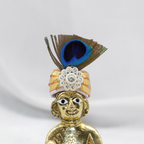 Ekaki Mayura Laddu Gopal Mukut -Mix Color / Pack of 24
