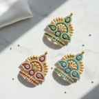 Govardhan Mukut For Laadu Gopal - Mix Color / Pack of 12