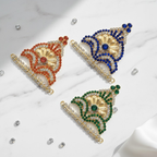 Kanak Kirti Laddu Gopal Mukut - Mix Color / Pack of 12